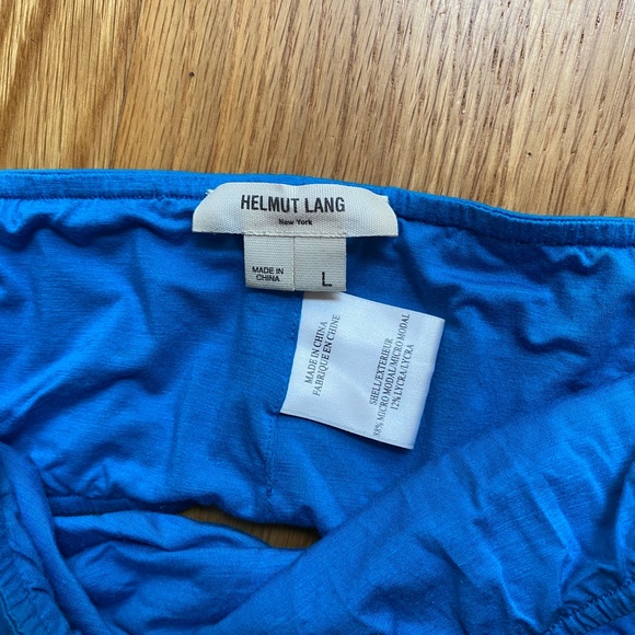 Helmut Lang Bright Blue Bandeau Bra - Picture 2 of 3